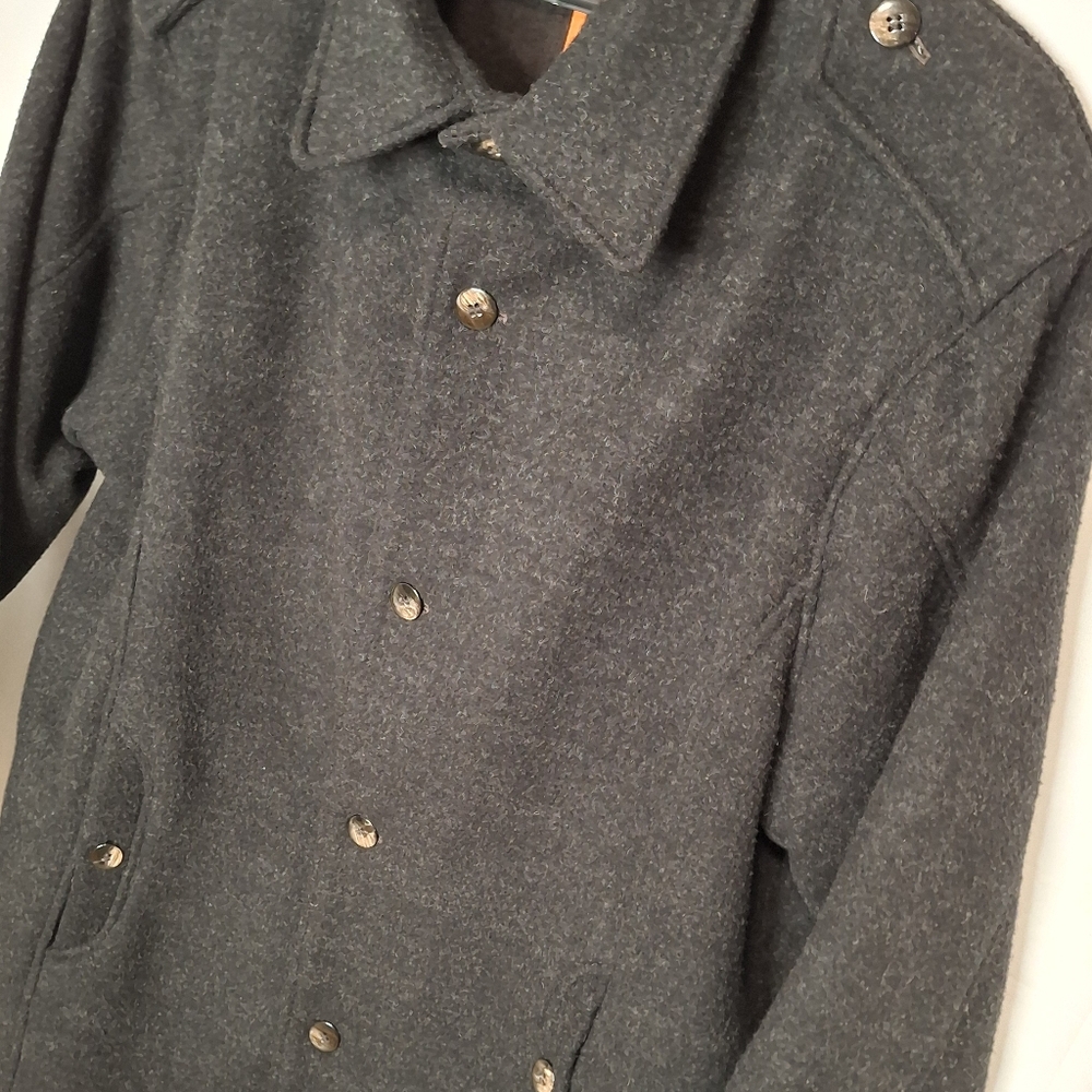 Vertical Robert Comstack Wool Blend Coat Xl - image 6